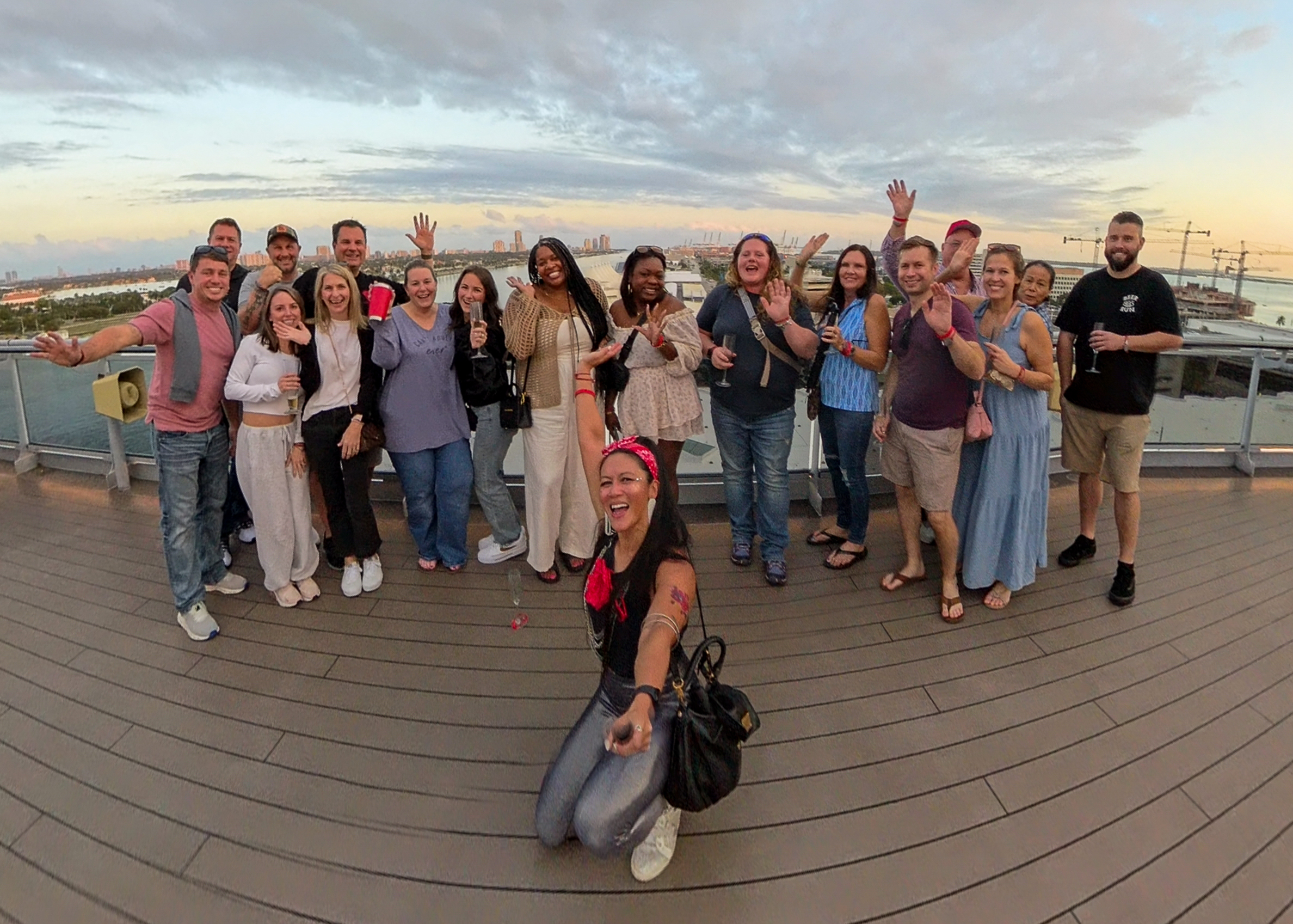 Christine Lozada and Jason Carter on Virgin Voyages