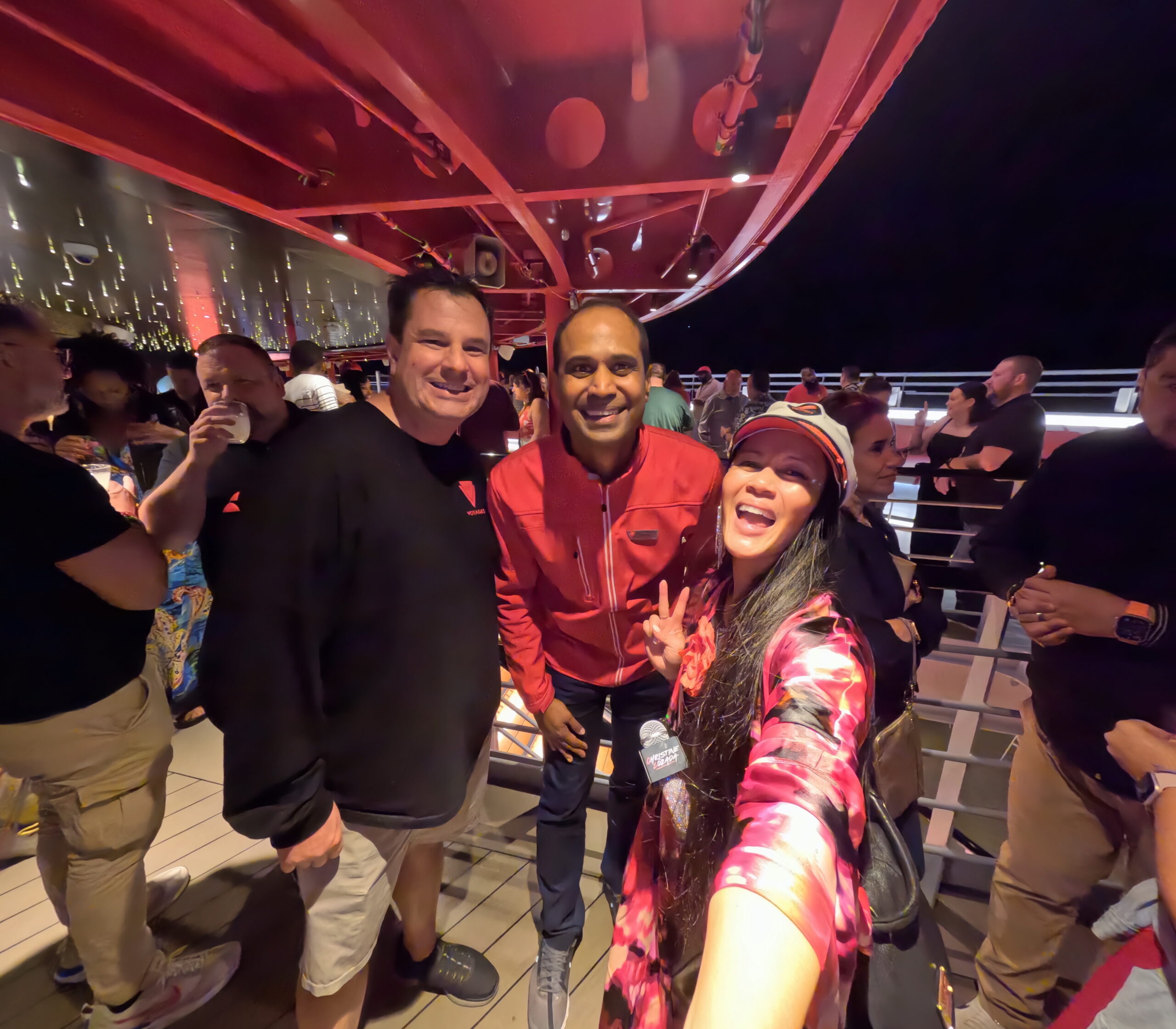 Christine Lozada and Jason Carter on Virgin Voyages